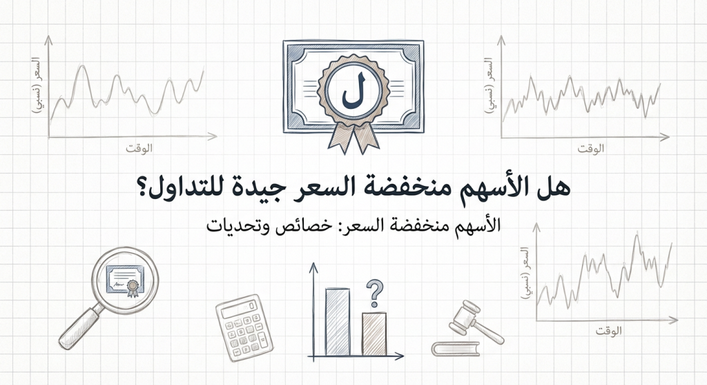 هل الأسهم منخفضة السعر جيدة للتداول؟