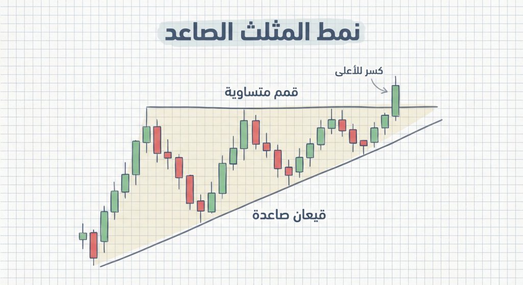 ما هو نمط المثلث الصاعد؟