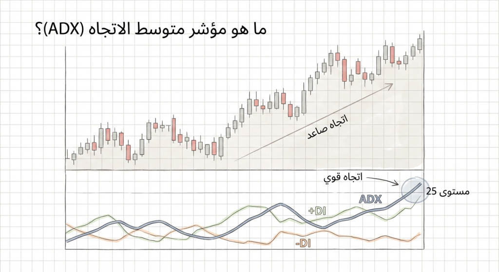 ما هو مؤشر متوسط الاتجاه (ADX)؟