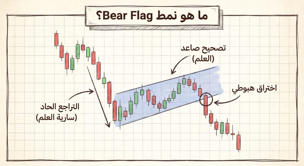 ما هو نمط Bear Flag؟