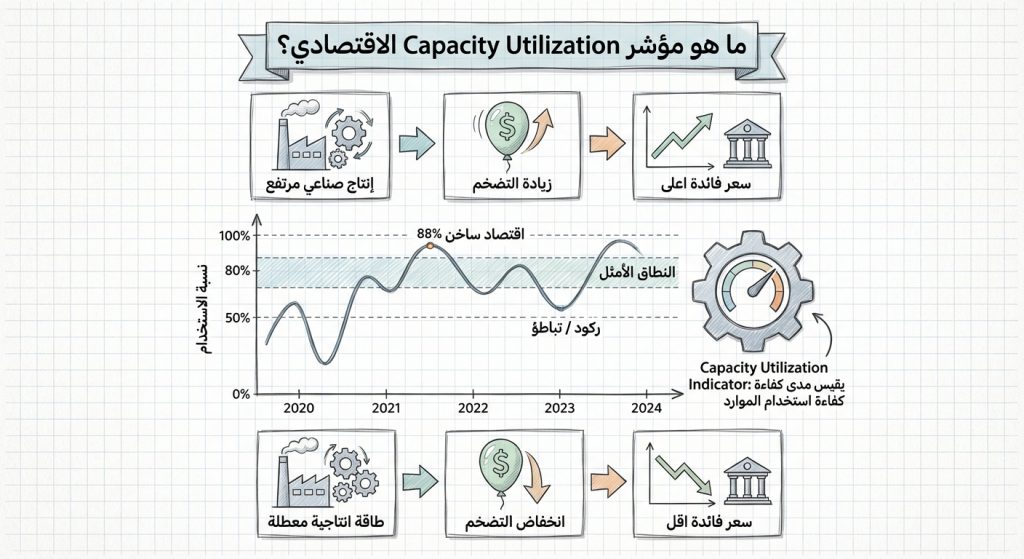 ما هو مؤشر Capacity Utilization الاقتصادي؟