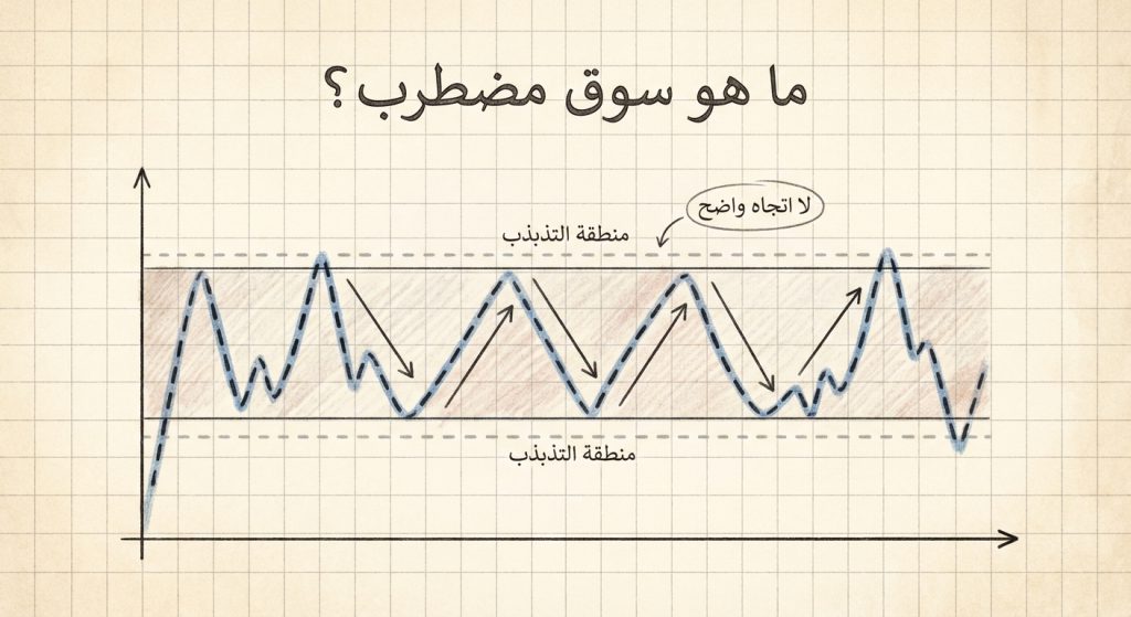 ما هو سوق مضطرب (Choppy Market)؟
