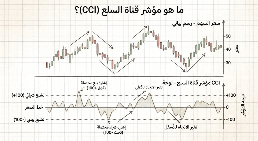 ما هو مؤشر قناة السلع (CCI)؟