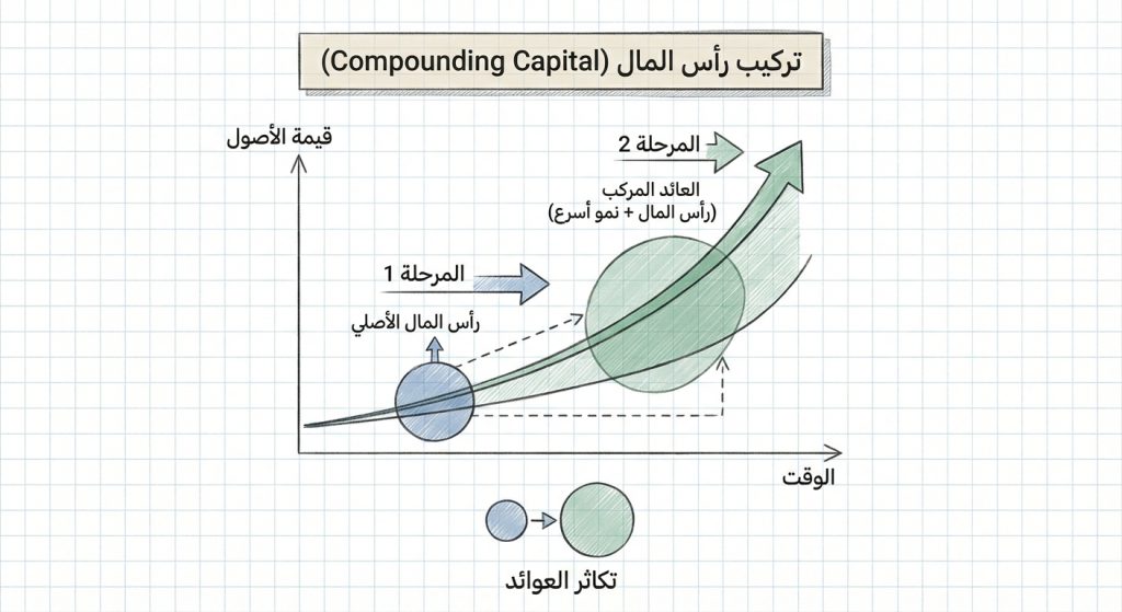 ما هو تركيب رأس المال (Compounding Capital)؟