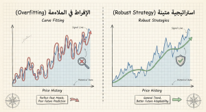 ما هو الإفراط في الملاءمة مقابل الاستراتيجيات المتينة (Curve Fitting vs Robust
Strategies)؟
