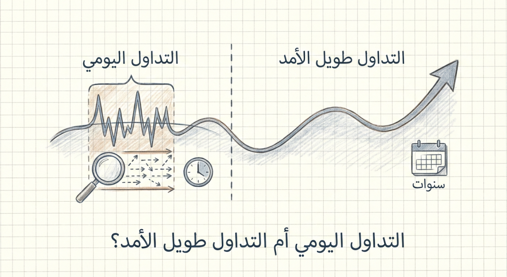 التداول اليومي أم التداول طويل الأمد؟