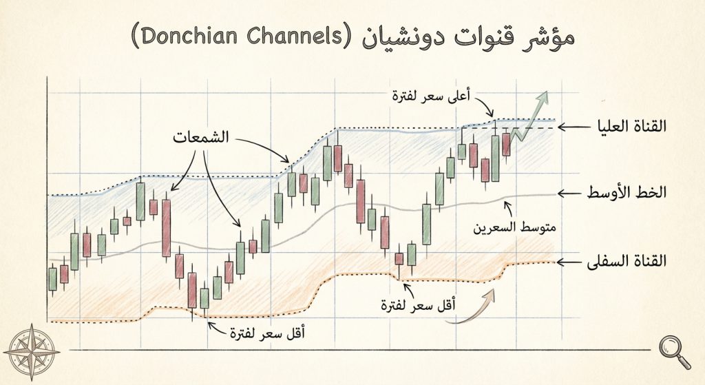 ما هو مؤشر Donchian Channels؟