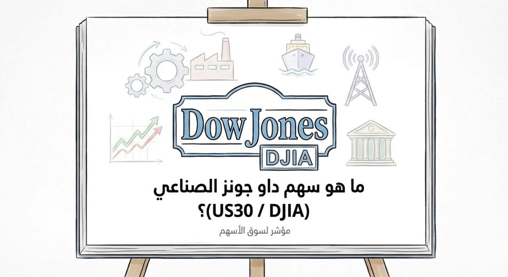 ما هو سهم شركة Dow Jones Industrial Average (US30 / DJIA)؟