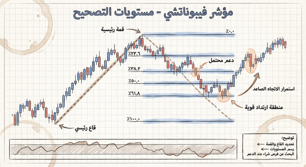 ما هو مؤشر Fibonacci Retracement؟
