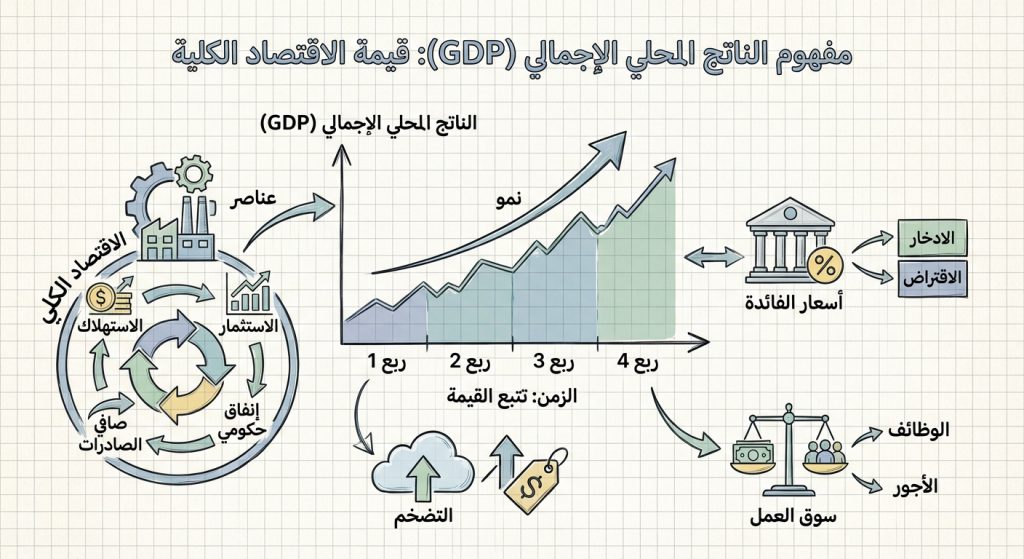 ما هو مؤشر Gross Domestic Product (GDP) الاقتصادي؟