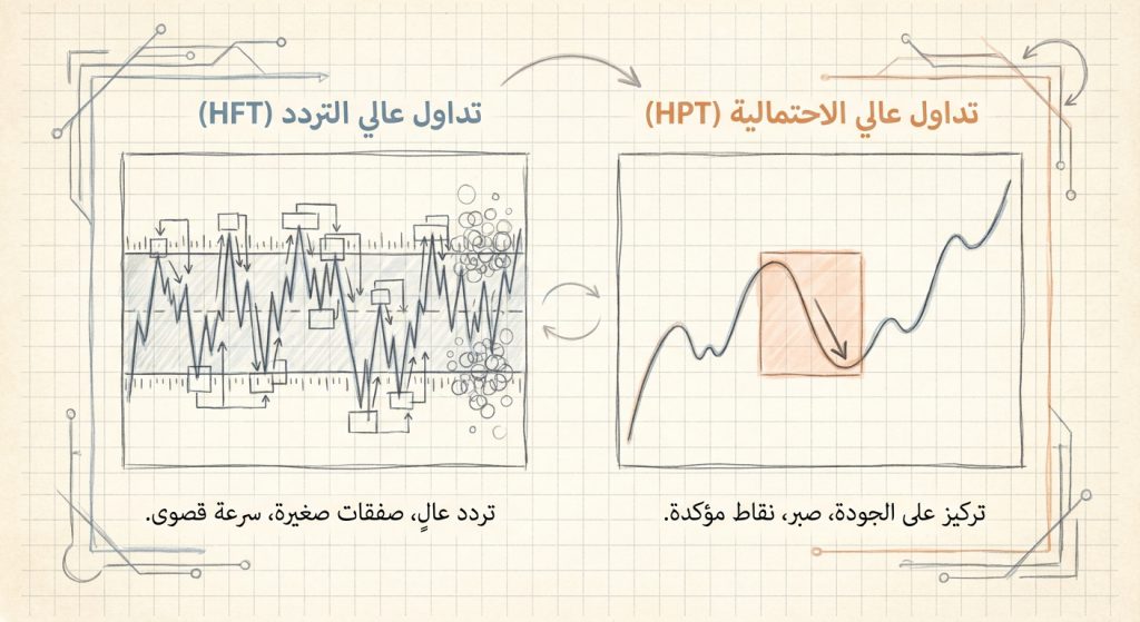 ما هو التداول عالي الاحتمالية مقابل التداول عالي التردد (High Probability vs
High Frequency Trading)؟