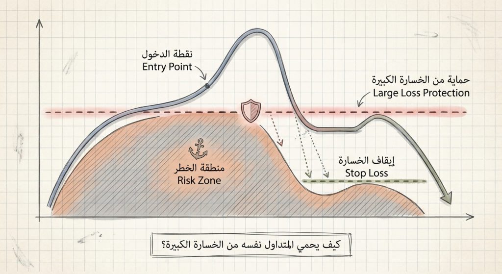 كيف يحمي المتداول نفسه من الخسارة الكبيرة؟