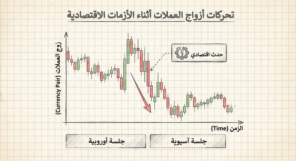 كيف تتحرك أزواج العملات أثناء الأزمات الاقتصادية؟