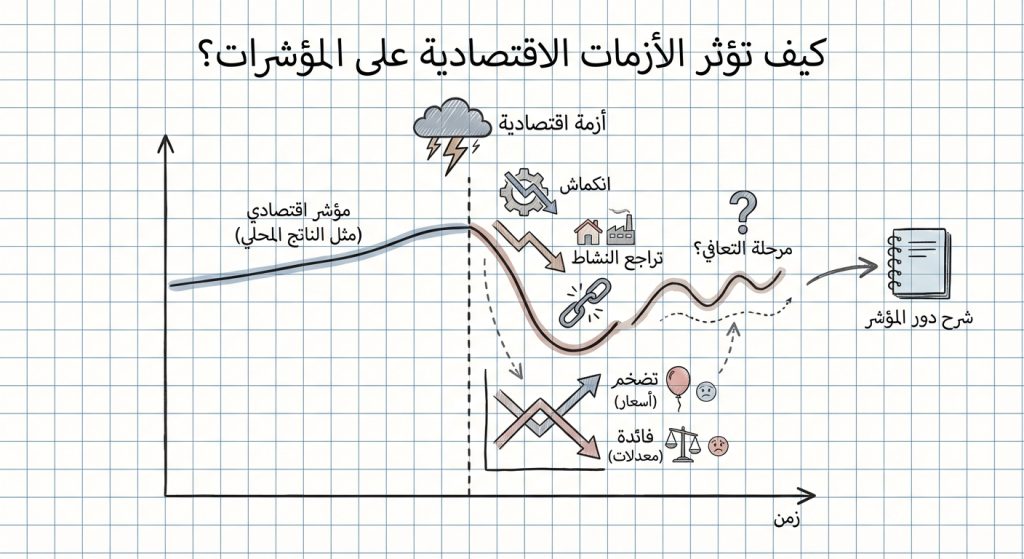 كيف تؤثر الأزمات الاقتصادية على المؤشرات؟