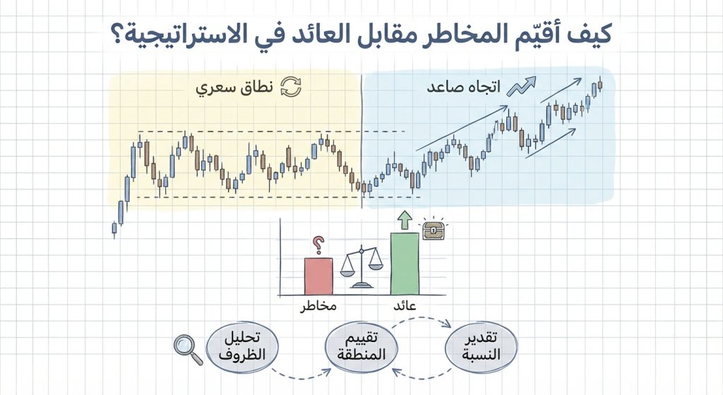 كيف أقيّم المخاطر مقابل العائد في الاستراتيجية؟