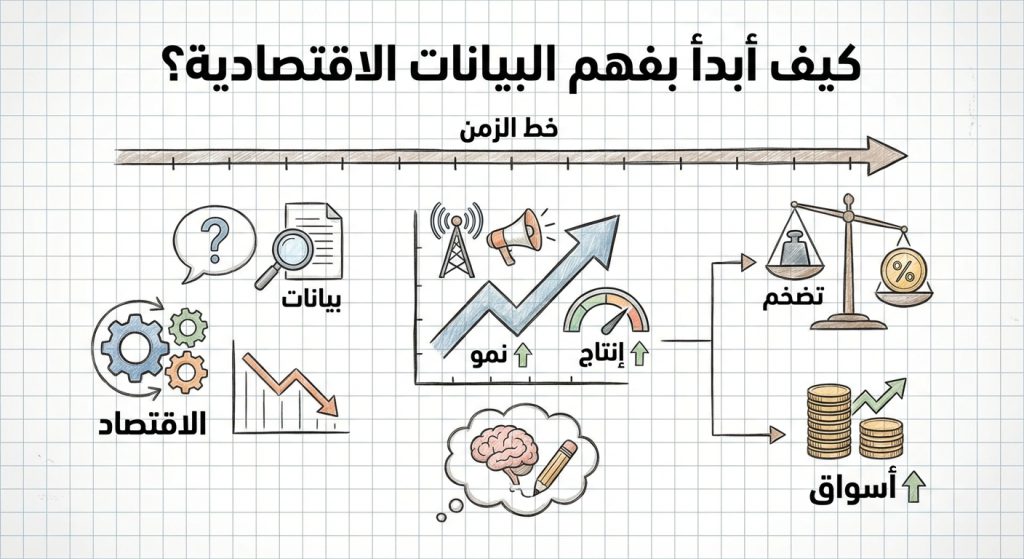 كيف أبدأ بفهم البيانات الاقتصادية؟