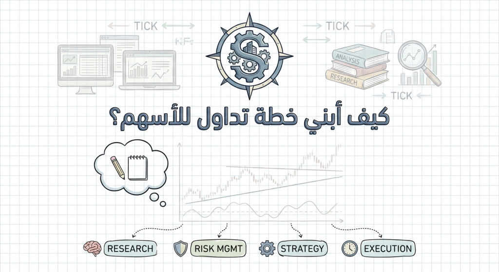 كيف أبني خطة تداول للأسهم؟