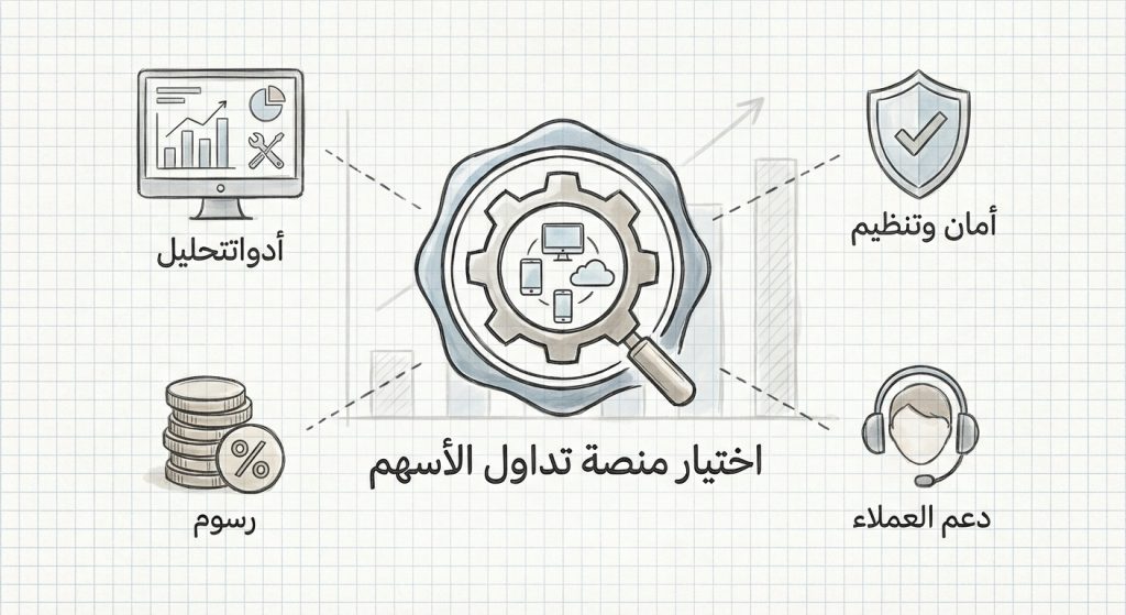 كيف أختار منصة مناسبة لتداول الأسهم؟