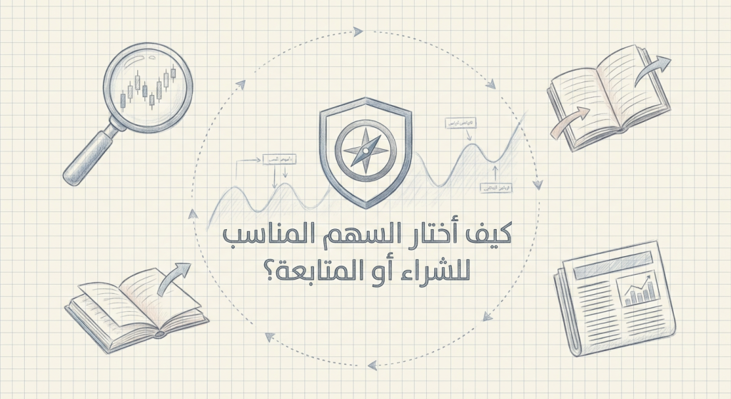 كيف أختار السهم المناسب للشراء أو المتابعة؟