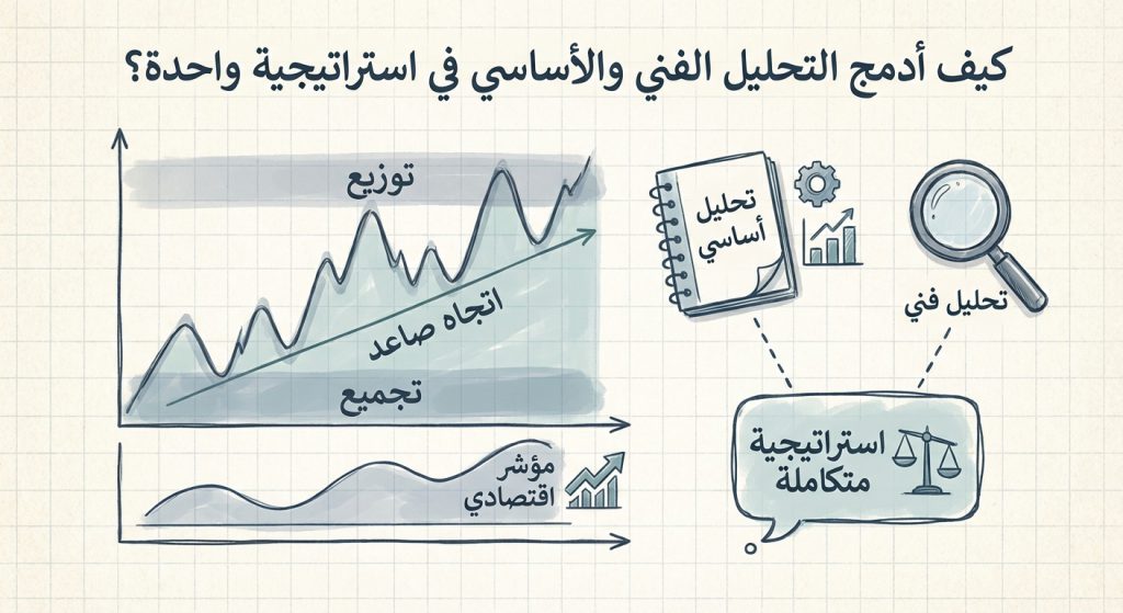 كيف أدمج التحليل الفني والأساسي في استراتيجية واحدة؟
