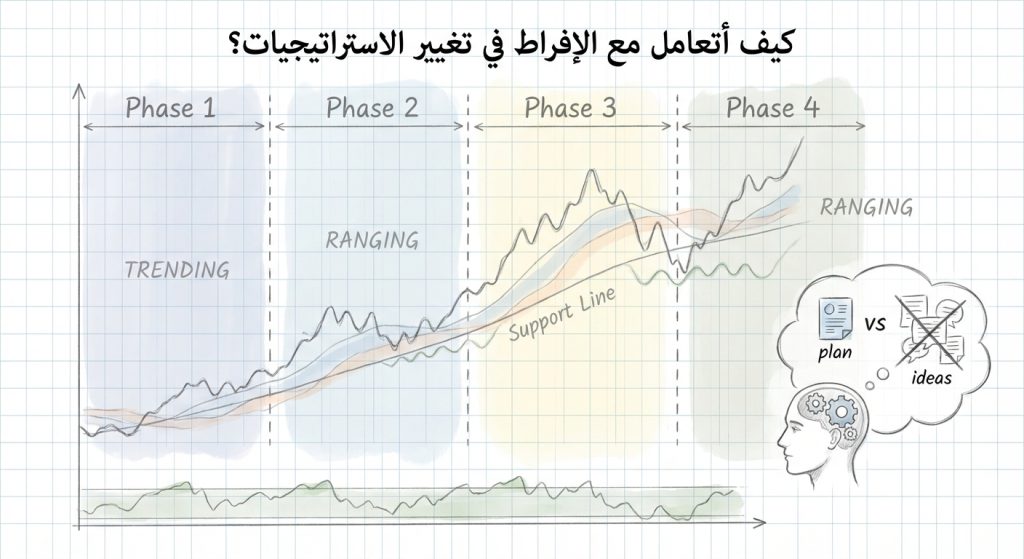 كيف أتعامل مع الإفراط في تغيير الاستراتيجيات؟