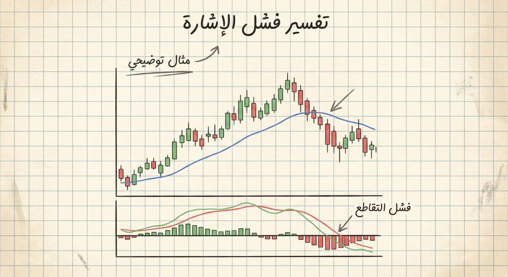 كيف أفسّر فشل المؤشر في إعطاء إشارة صحيحة؟