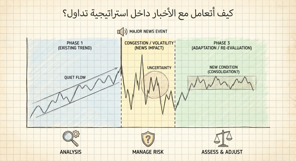 كيف أتعامل مع الأخبار داخل استراتيجية تداول؟