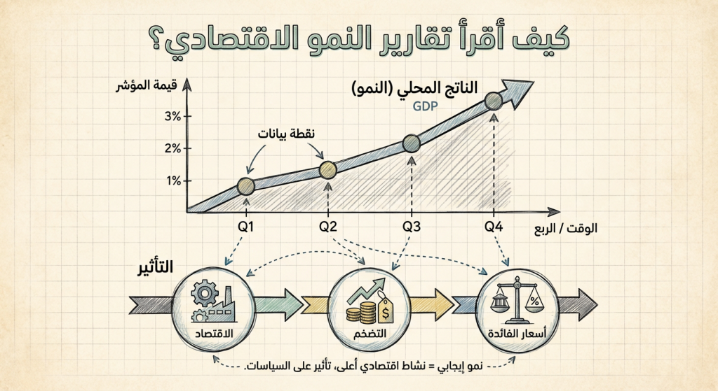 كيف أقرأ تقارير النمو الاقتصادي؟