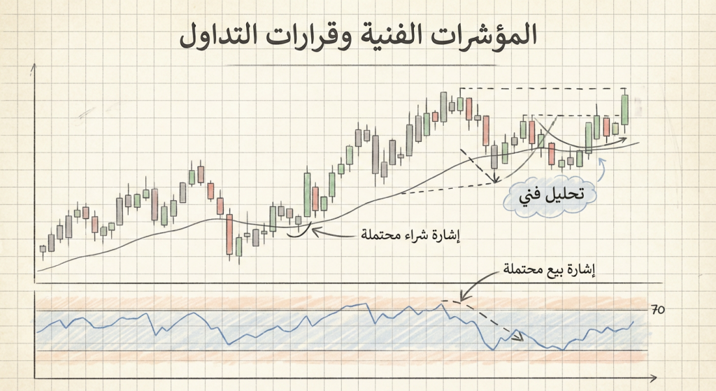 كيف تؤثر المؤشرات الفنية على قرارات التداول؟