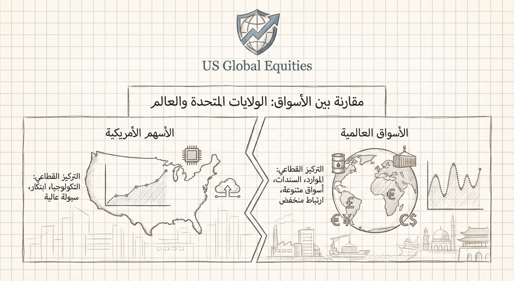 كيف تختلف الأسهم الأمريكية عن الأسواق العالمية؟