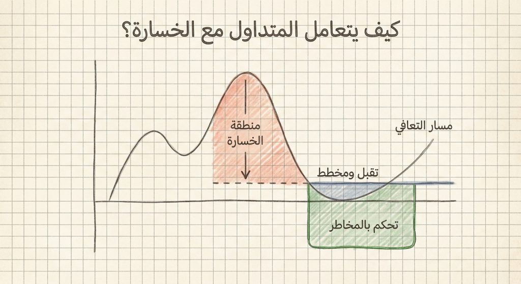 كيف يتعامل المتداول مع الخسارة؟