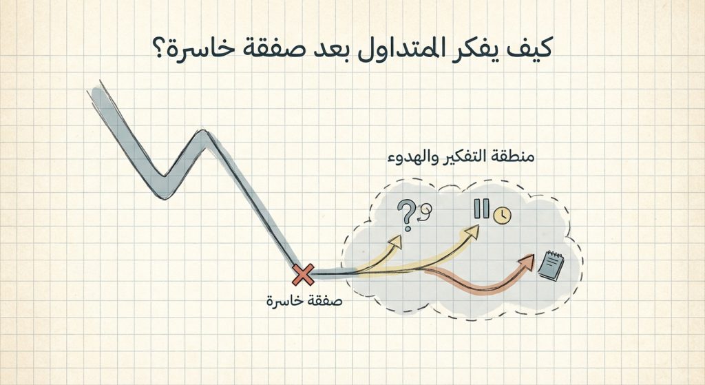 كيف يفكر المتداول بعد صفقة خاسرة؟