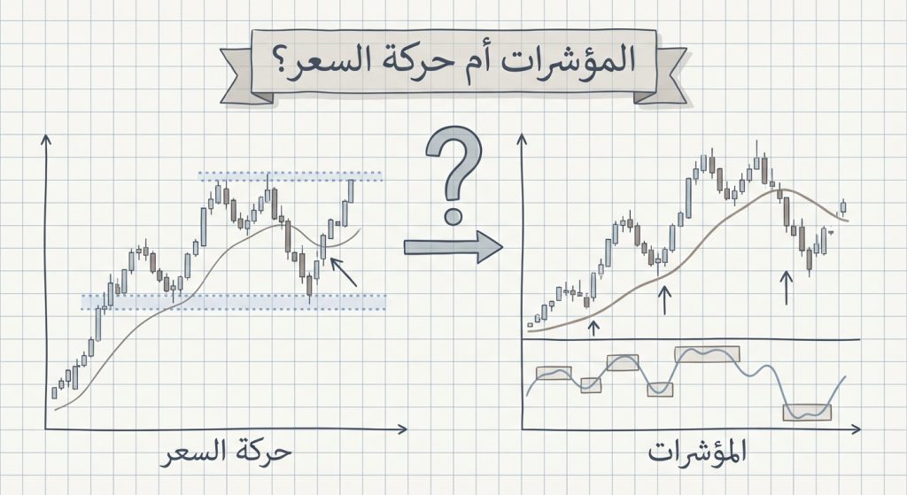المؤشرات أم حركة السعر؟