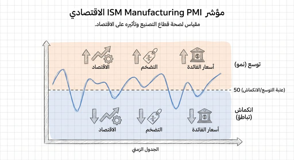 ما هو مؤشر ISM Manufacturing PMI الاقتصادي؟