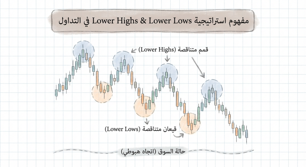 ما هي استراتيجية Lower Highs & Lower Lows Strategy في التداول؟