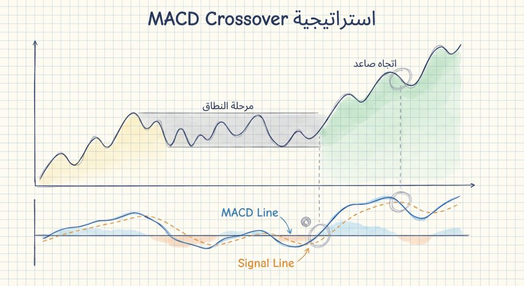 ما هي استراتيجية MACD Crossover Strategy في التداول؟