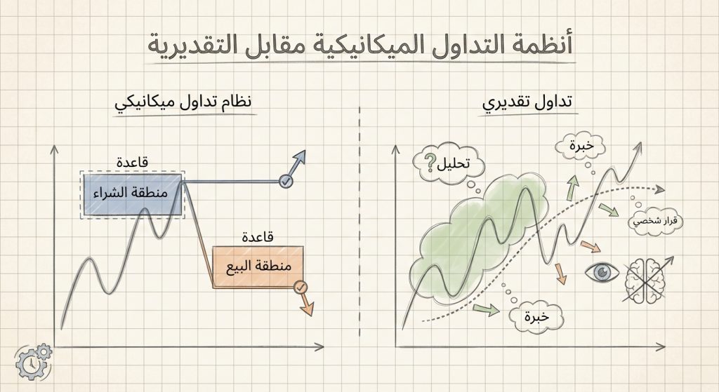 ما هي أنظمة التداول الميكانيكية والتداول التقديري (Mechanical Trading Systems vs
Discretionary Trading)؟