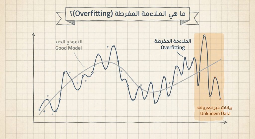 ما هي الملاءمة المفرطة (Overfitting)؟