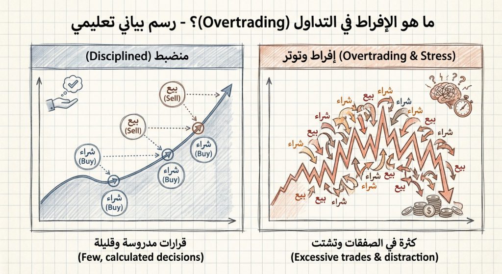 ما هو الإفراط في التداول (Overtrading)؟