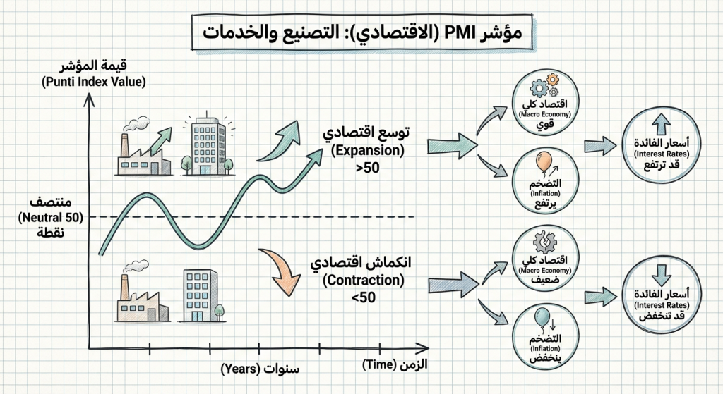 ما هو مؤشر PMI (Manufacturing & Services) الاقتصادي؟