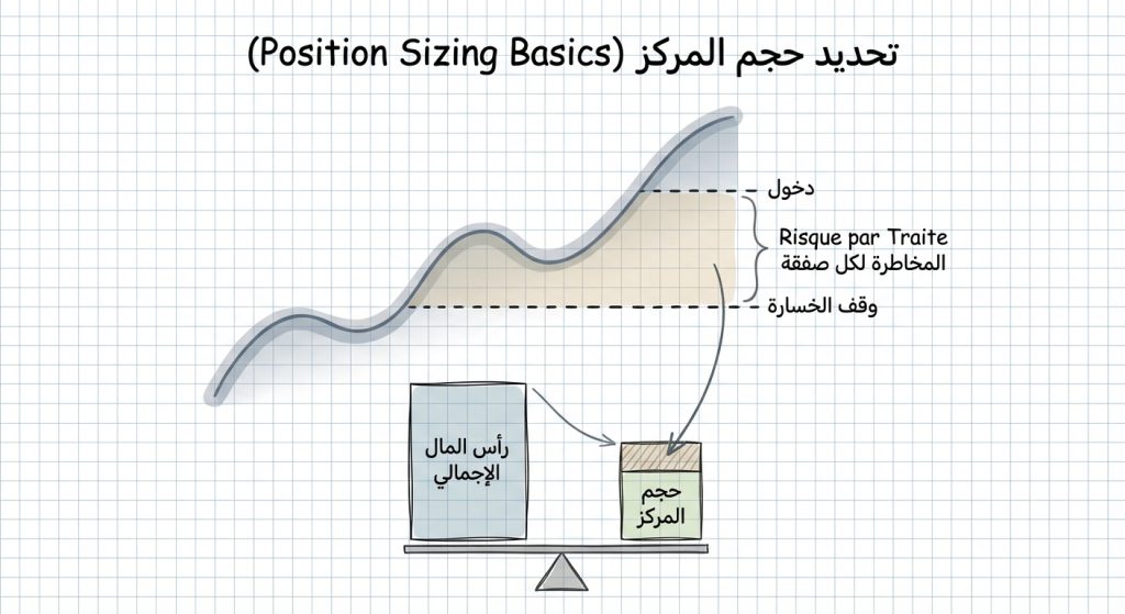 ما هو تحديد حجم المركز (Position Sizing Basics)؟