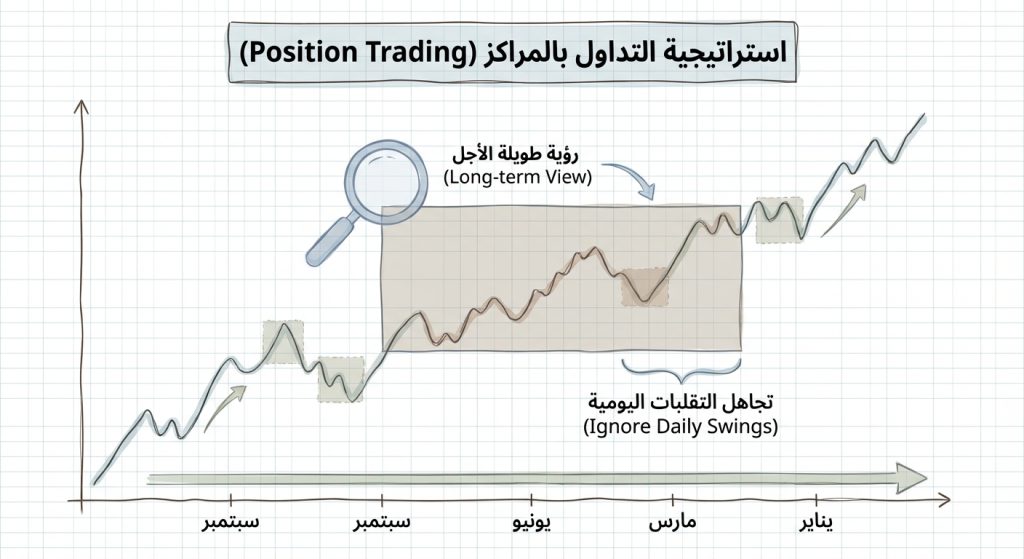 ما هي استراتيجية Position Trading Strategy في التداول؟