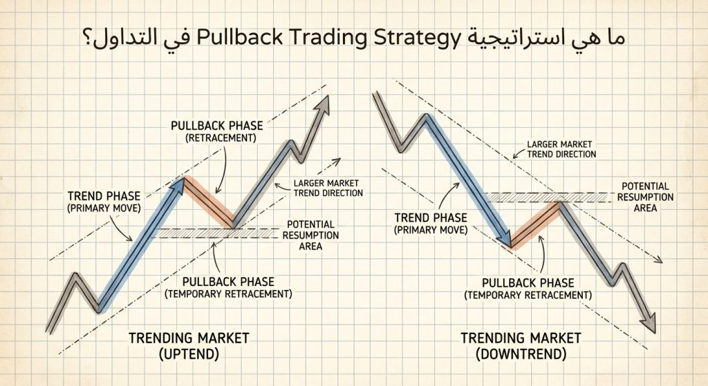 ما هي استراتيجية Pullback Trading Strategy في التداول؟