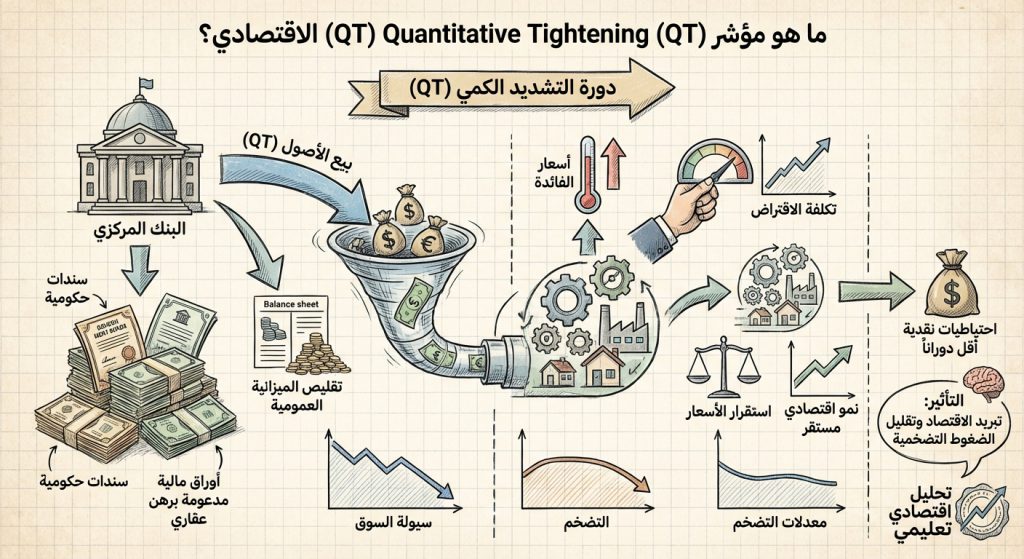 ما هو مؤشر Quantitative Tightening (QT) الاقتصادي؟