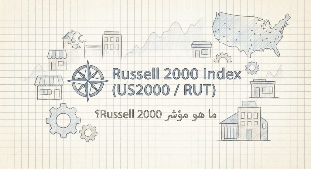 ما هو سهم شركة Russell 2000 (US2000 / RUT)؟