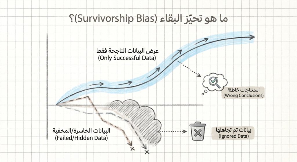 ما هو تحيّز البقاء (Survivorship Bias)؟