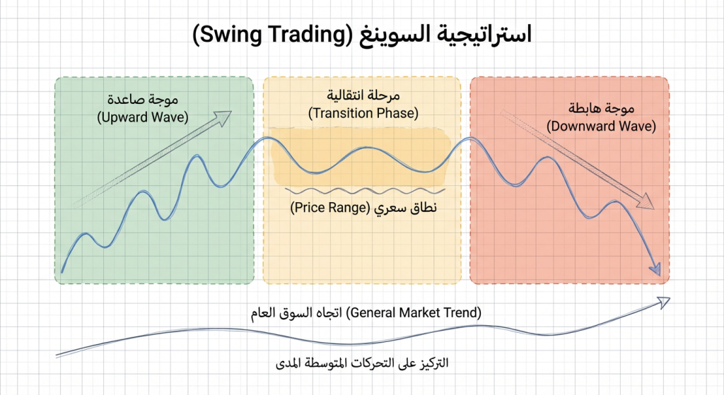 ما هي استراتيجية Swing Trading Strategy في التداول؟