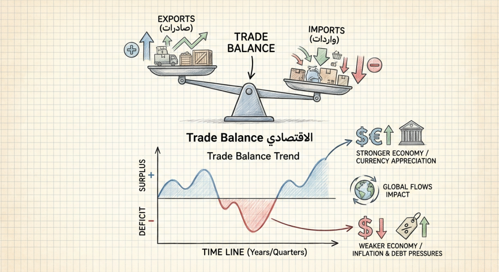 ما هو مؤشر Trade Balance الاقتصادي؟