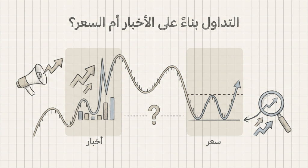 التداول بناءً على الأخبار أم السعر؟