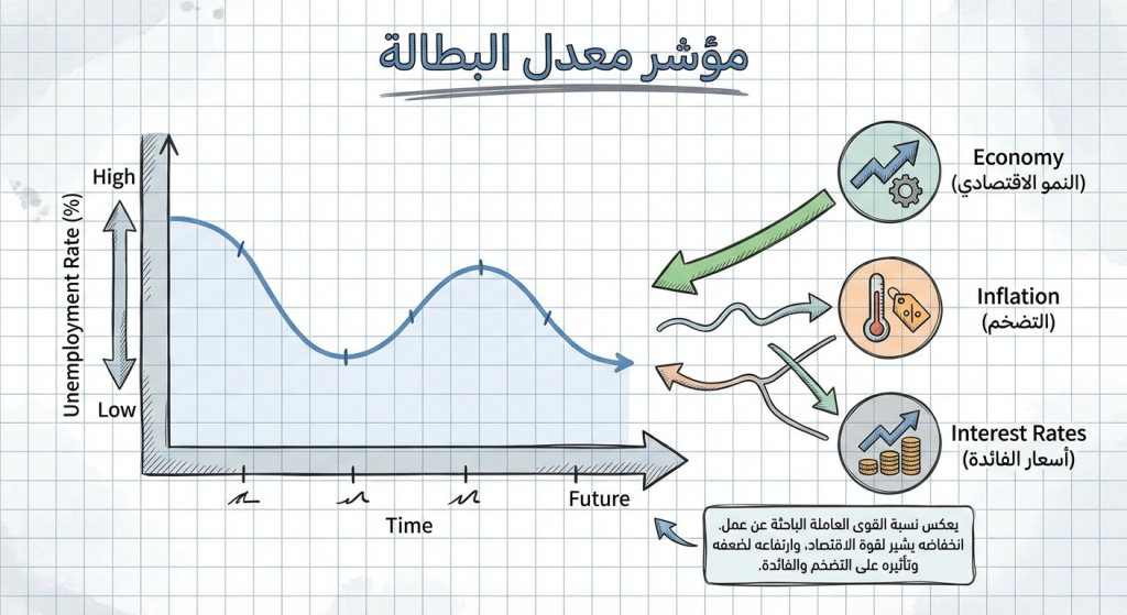 ما هو مؤشر Unemployment Rate الاقتصادي؟